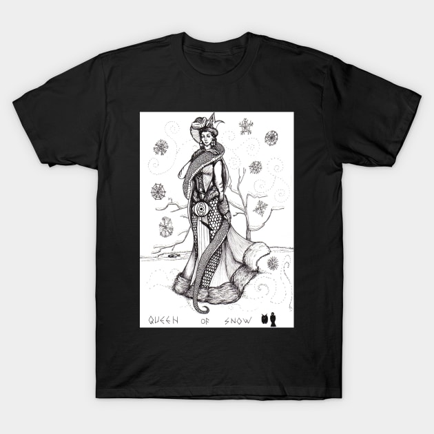 QUEEN OF SNOW T-Shirt by spacedivers